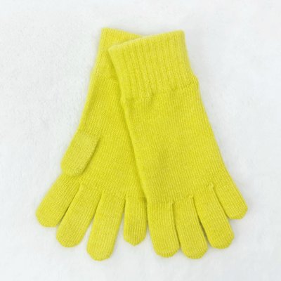 Перчатки жіночіM&J (агора+шерсть+ПА) жовтий One Size (4087) пр3 фото