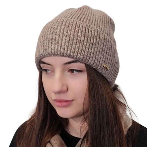 Комплект жіночий зимовий ангора з вовною на флісі (шапка+шарф) ODYSSEY 55-58 см різнокольоровий 12711 - 8025 джейд фото