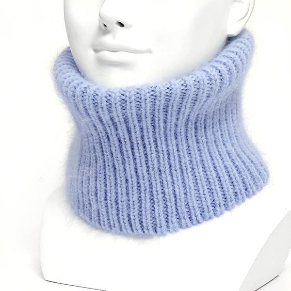 Комплект женский зимний ангоровый (шапка+бафф) ODYSSEY 55-58 см Голубой 13428 - 13048 13428 - 13048 фото