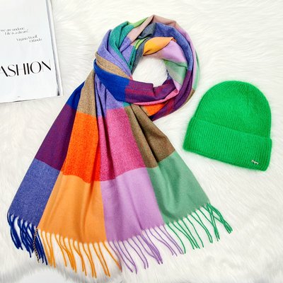 Комплект жіночий зимовий (шапка+шарф) ODYSSEY 56-58 см різнокольоровий 12832 - 1293 бристоль фото