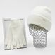 Комплект женский зимний шерсть с ангорой (шапка+перчатки) ODYSSEY 56-60 см Белый 13834 - 4000 13834 - 4000 фото 1