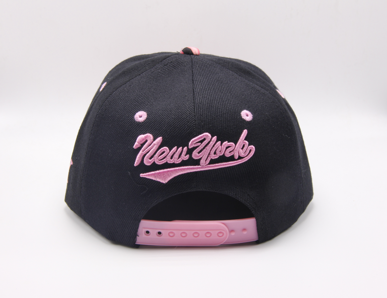 Кепка детская M&J NY (Snapback) Черный-Розовый (4000) 4000-ш фото