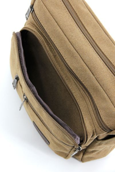Сумка чоловіча міська M&J Коричневий 26х22х15 см (2343) 2343 фото
