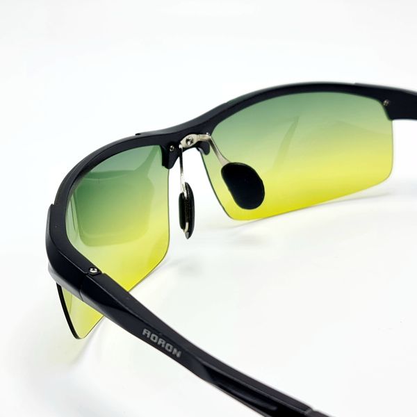 Сонцезахисні окуляри M&J Чоловічі Поляризаційні жовто-зелений (2122) 2122-1 фото