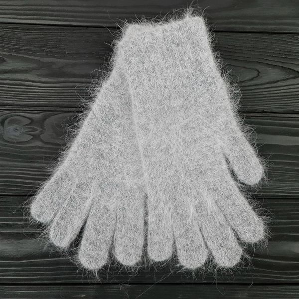 Комплект женский зимний (шарф+перчатки) M&JJ One size Серый + черный 8025 - 4184 8025 - 4184 фото