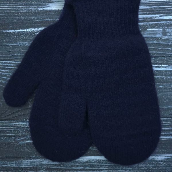 Варежки женские M&J (шерсть merino+ПА fibre) One Size индиго 4108-п 4108-п фото