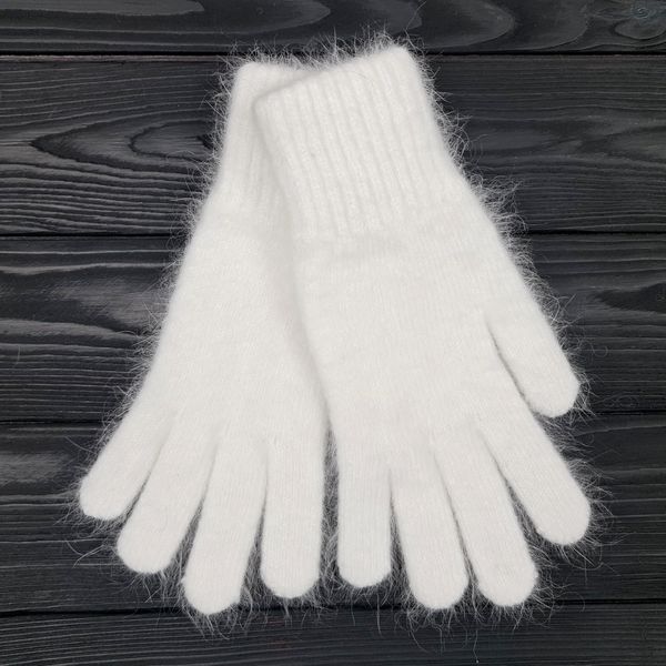 Комплект женский зимний из ангоры (шапка+перчатки) ODYSSEY 56-58 см Молочный 13678 - 4183 13678 - 4183 фото