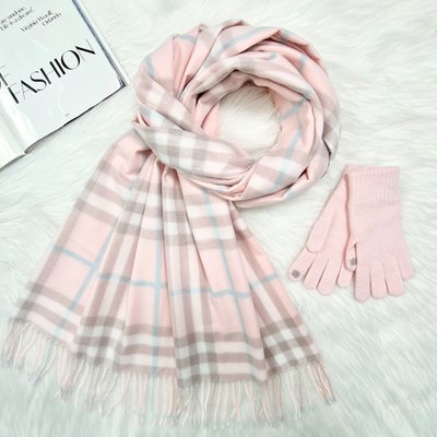 Комплект жіночий зимовий (шарф+рукавички для сенсорних екранів ) M&JJ One size Рожевий 2573 - 4121 2573 - 4121 фото
