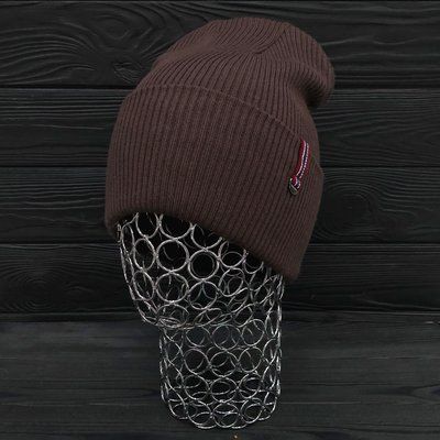 Шапка женская коттоновая демисезонная M&JJ ТИРОЛЬ 56-58 см Шоколад 12772 тироль фото