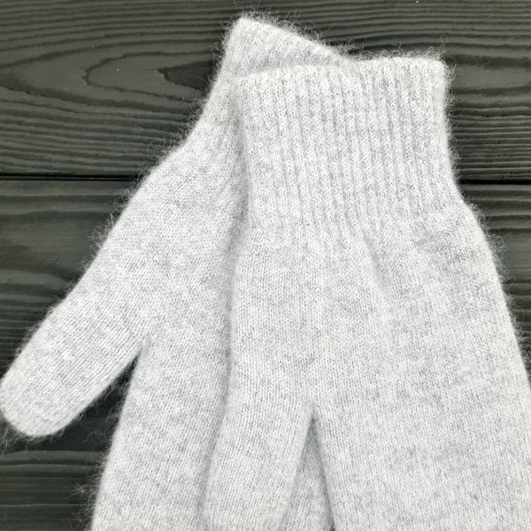 Комплект женский зимний (шарф+варежки) M&JJ One size Серый + черный 8064 - 4105 8064 - 4105 фото
