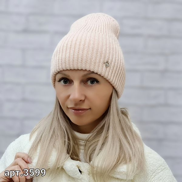 Шапка жіноча кашемірова M&JJ АРІЯ рожевий 3599 ария фото