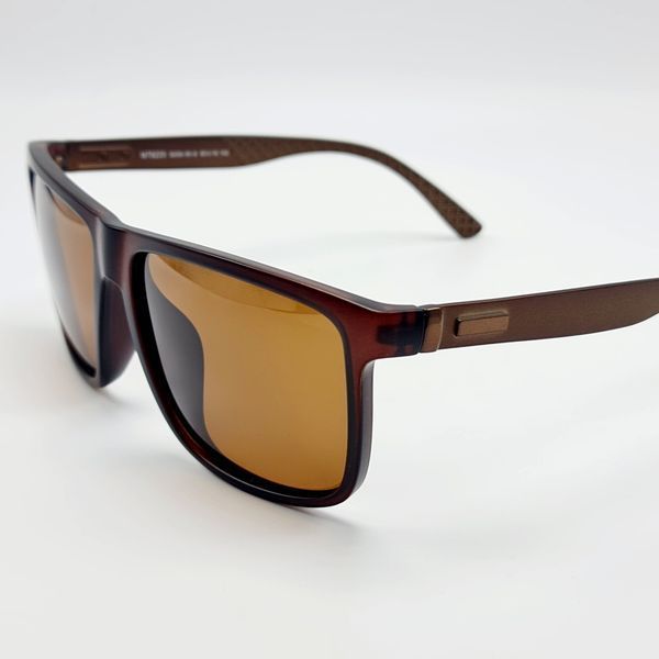 Сонцезахисні окуляри M&J Чоловічі Поляризаційні коричневий (858) 858 фото