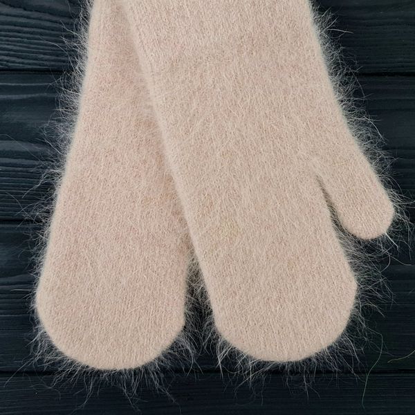 Комплект женский зимний (шарф+варежки) M&JJ One size Бежевый 1080 - 4225 1080 - 4225 фото