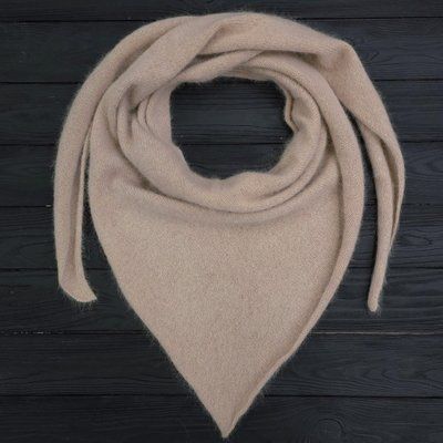 Бактус (косынка) женский зимний БРЕДЛИ (ангора+ПА) ODYSSEY One size Бежевый 12358 12358 фото