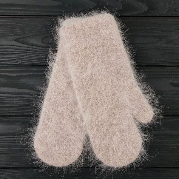 Комплект женский зимний (шарф+варежки) M&JJ One size Бежевый 1080 - 4226 1080 - 4226 фото