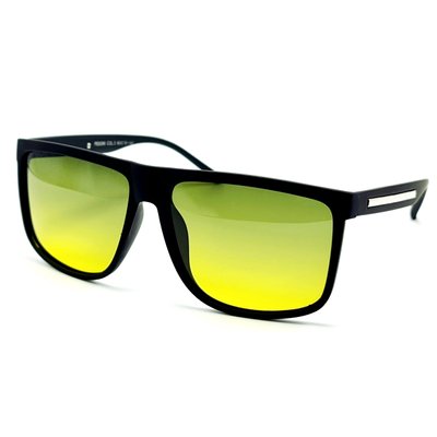 Сонцезахисні окуляри Polarized Чоловічі Поляризаційні жовто-зелений градієнт (307) 307 фото