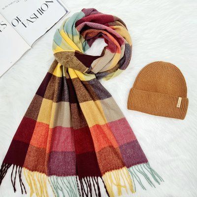 Комплект жіночий зимовий (шапка + шорф) ODYSSEY 57 &mdash; 60 см різнобарвний 12981 &mdash; 8024 тамина фото