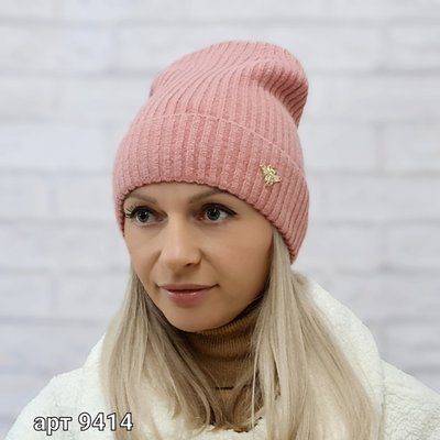 Шапка унисекс M&JJ ДЖОННИ-М Пудра 9414 джонни фото