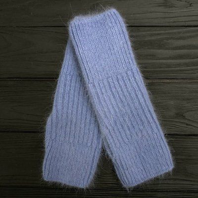 Митенки (перчатки) женские зимние ODYSSEY ангоровые One Size Джинс 4294 4294-п фото