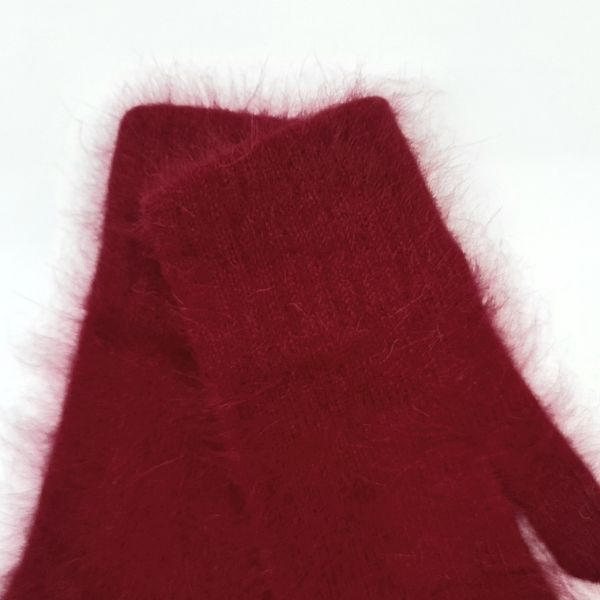 Комплект женский зимний (шарф+перчатки) M&JJ One size бордовый 8024 - 4190 8024 - 4190 фото