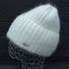 Комплект жіночий зимовий ангоровий на флісі (шапка+шарф) ODYSSEY 56-58 см Білий 14329 - 1119 14329 - 1119 фото 3