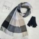Комплект женский зимний (шарф+перчатки) M&JJ One size серый - черный 1080 - 4062 1080 - 4062 фото 1