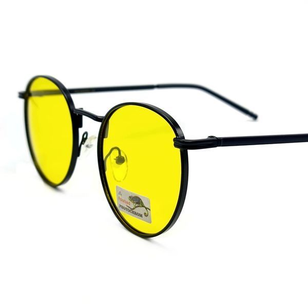 Солнцезащитные очки мужские поляризационные с фотохромной линзой Polarized желтый (349) 349 фото