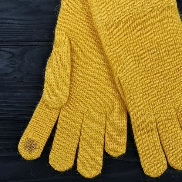 Комплект женский зимний (шарф+перчатки для сенсорных экранов) M&JJ One size горчичный 8024 - 4176 8024 - 4176 фото
