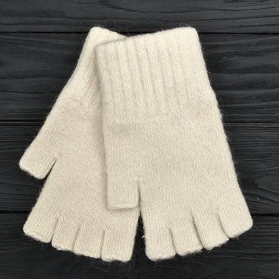 Митенки (перчатки) женские зимние ODYSSEY ангоровые One Size Бежевый 4285 4285-п фото