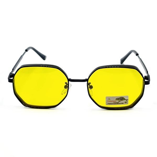 Солнцезащитные очки мужские поляризационные с фотохромной линзой Polarized желтый (348) 348 фото