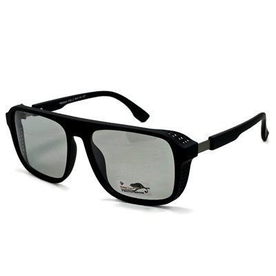 Солнцезащитные очки мужские поляризационные с фотохромной линзой Polarized серый (666) 666 фото