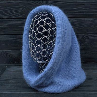 КАПОР жіночий зимовий ангоровий Odyssey One size Джинс 13322 13322 фото