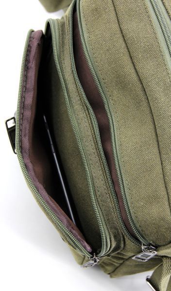 Сумка Чоловіча M&J Хакі 28х23х9 см (2340) 2340 фото