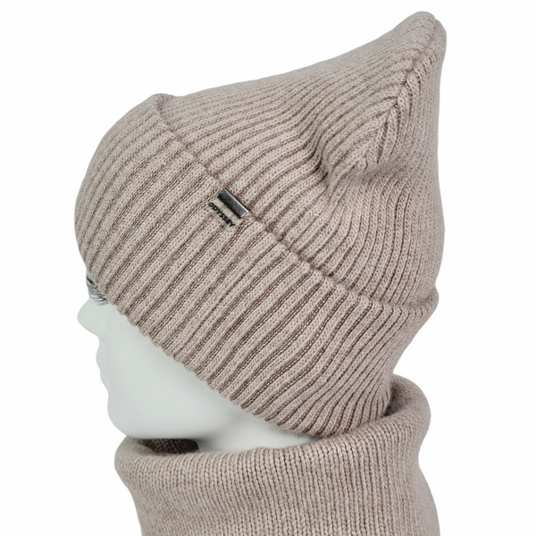 Комплект женский зимний ангоровый (шапка+шарф) ODYSSEY 57-59 см разноцветный 12535 - 8025 блейк фото