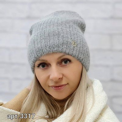 Шапка женская M&JJ АЯКО Серый 3317 3317 фото
