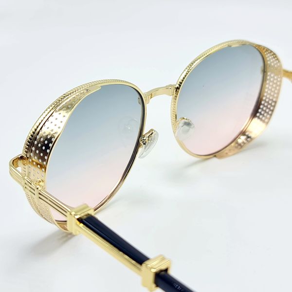 Солнцезащитные очки M&J Женские голубовато-розовый градиент (7058) 7058 фото