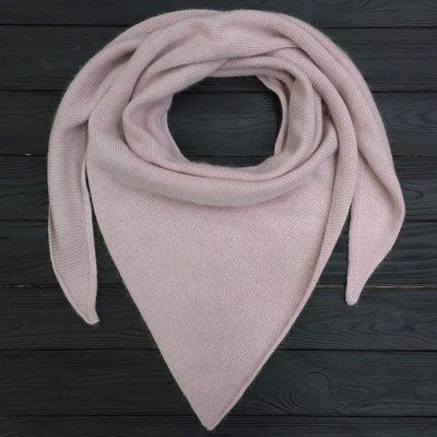 Бактус (косынка) женский зимний ЧАРЛИ (ангора+шерсть) ODYSSEY One size Перламутр 12215 12215 фото