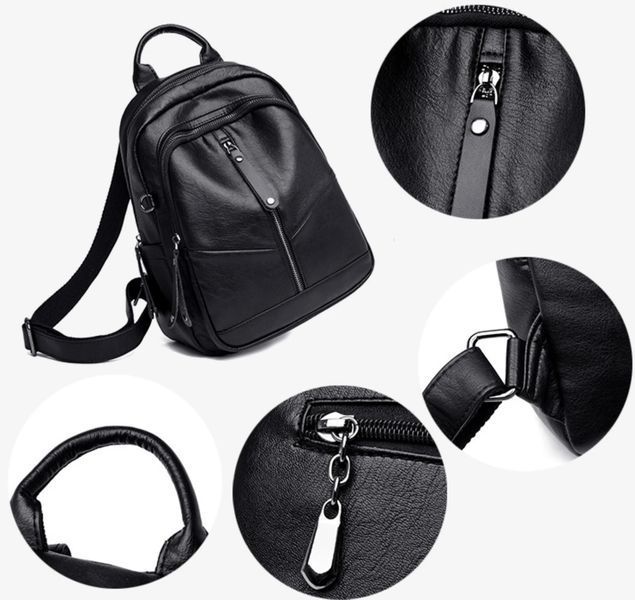 Рюкзак женский M&J Черный 24х31х12 (3304) 3304-с фото