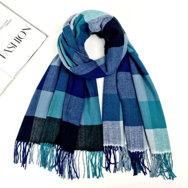 Комплект женский зимний (шарф+варежки) M&JJ One size морская волна 8045 - 4146 8045 - 4146 фото