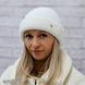 ШАПКА жіноча з відворотом M&JJ МАРГАРИТА білий 3669 3669 фото 1