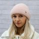 ШАПКА жіноча із закотом M&JJ МАРГАРИТА рожевий 3670 3670 фото 1