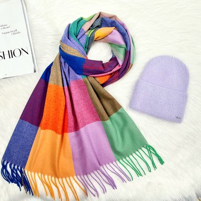 Комплект жіночий зимовий (шапка+шарф) ODYSSEY 55-58 см різнокольоровий 12640 - 1293 нильс фото