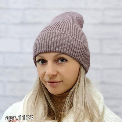 Шапка молодежная с кашемиром M&J ЙОРК Какао 1133 йорк фото