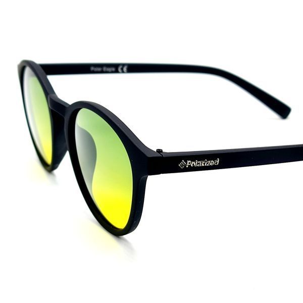 Солнцезащитные очкие Polarized мужские поляризационные желто-зеленый градиент (306) 306 фото