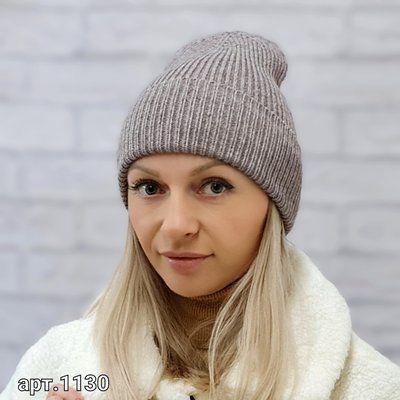 Шапка молодежная с кашемиром M&JJ ЙОРК Капучино 1130 йорк фото