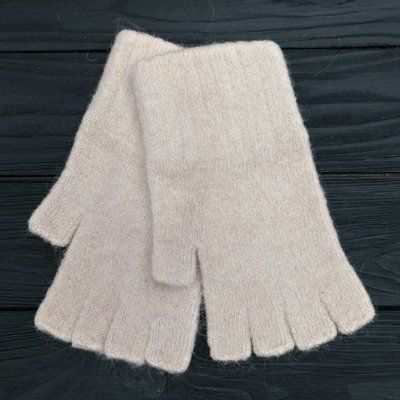 Митенки (перчатки) женские зимние ODYSSEY ангоровые One Size Бежевый 4276 4276-п фото