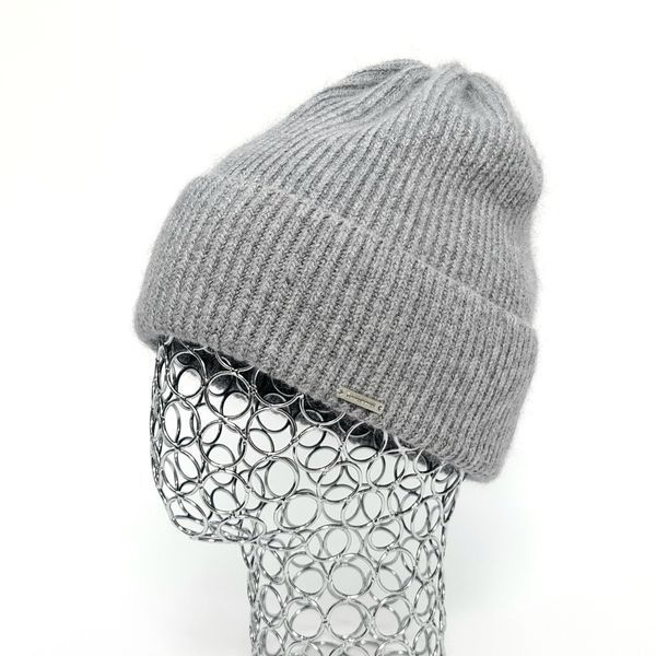 Комплект жіночий зимовий ангора з вовною на флісі (шапка+рукавички) ODYSSEY 56-58 см сірий 12704 - 4002 12704 - 4002 фото