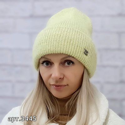 Шапка женская M&JJ ЗЕБРА Лимон 3445 зебра фото