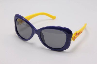 Детские солнцезащитные очки M&J UV400 Синий-Желтый (0139) 0139 фото