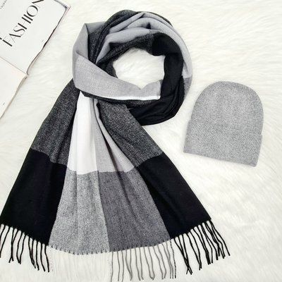 Комплект жіночий зимовий ангора з вовною (шапка+шарф) ODYSSEY 56-58 см різнокольоровий 13723 - 1125 мак фото